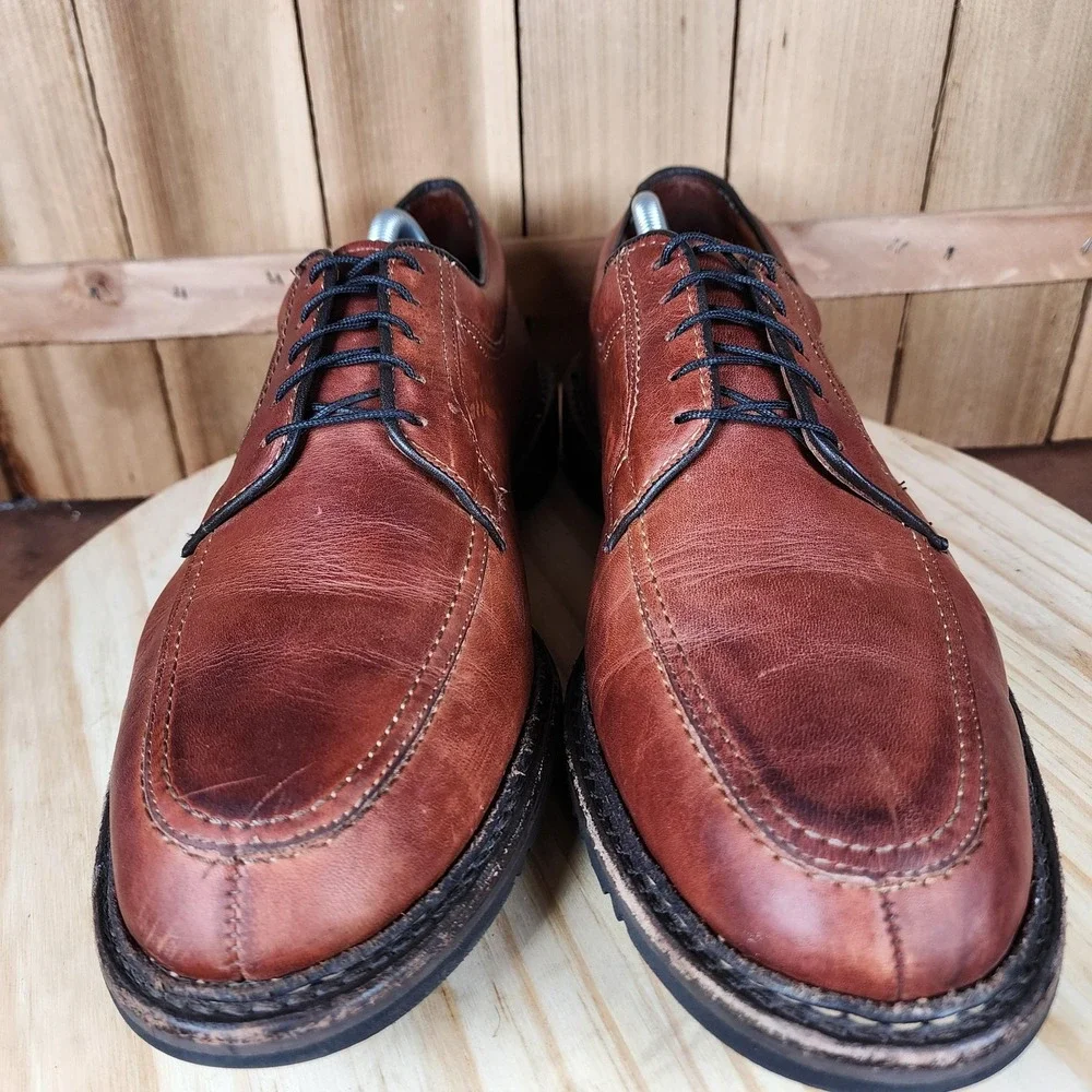 Allen Edmonds Shoes Mens Size 12 D Brown Leather Wilbert Comfort‎ Oxford USA